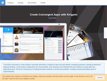 Tablet Screenshot of kde.org