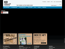 Tablet Screenshot of kde.dk